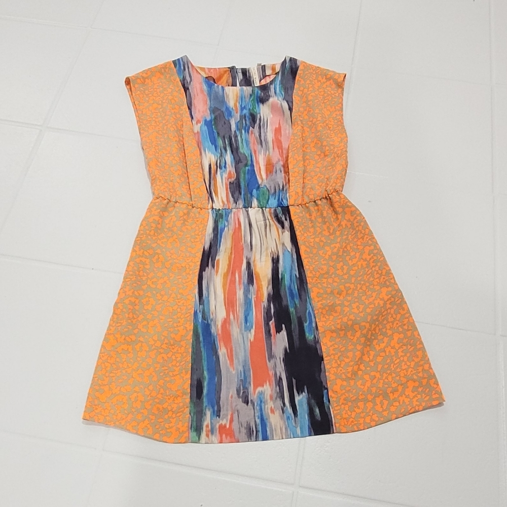 RACHEL ROY 100% Silk Sleeveless Colorful Muitlcolor Patterns Lightweight Size 6